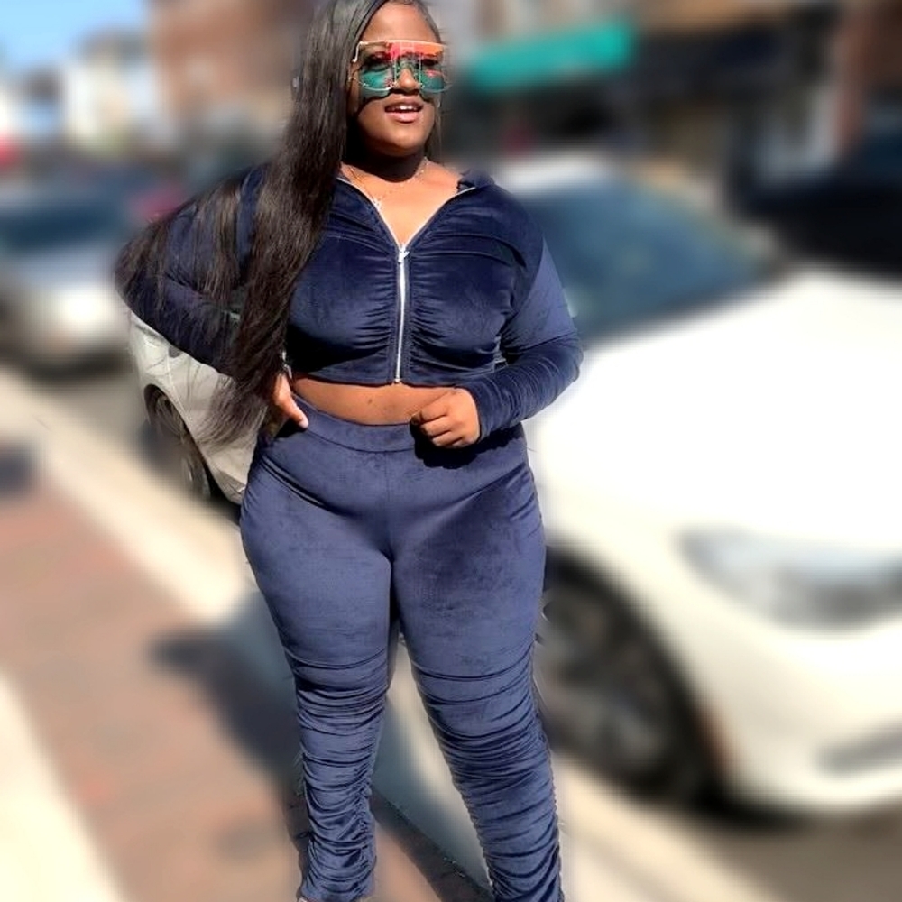 Stacked Velour set